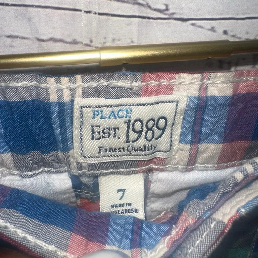 The Children’s Place Boys Patchwork Chino Shorts Size 7